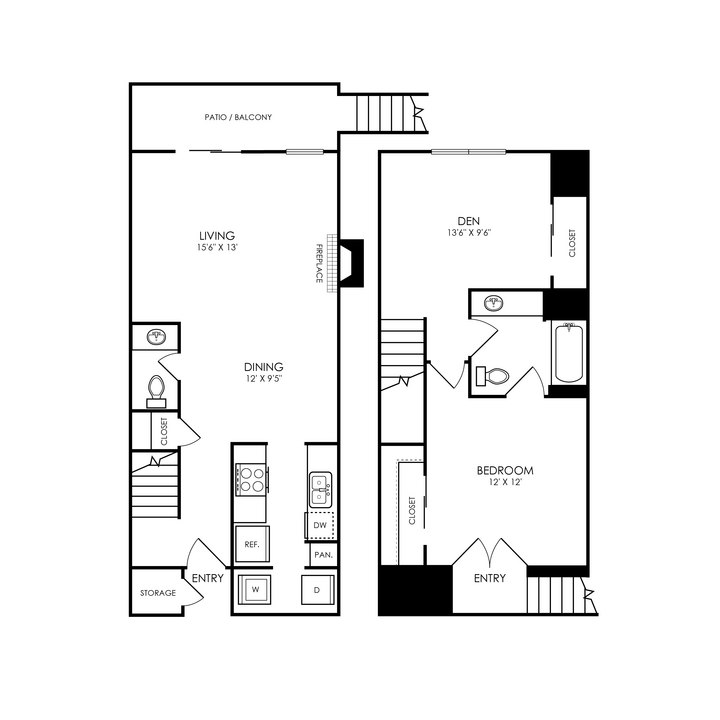 Apartment Floorplans in Plano, TX | The Hathaway at Willow Bend